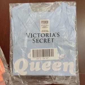 Victoria’s Secret PINK light blue racer back tank top